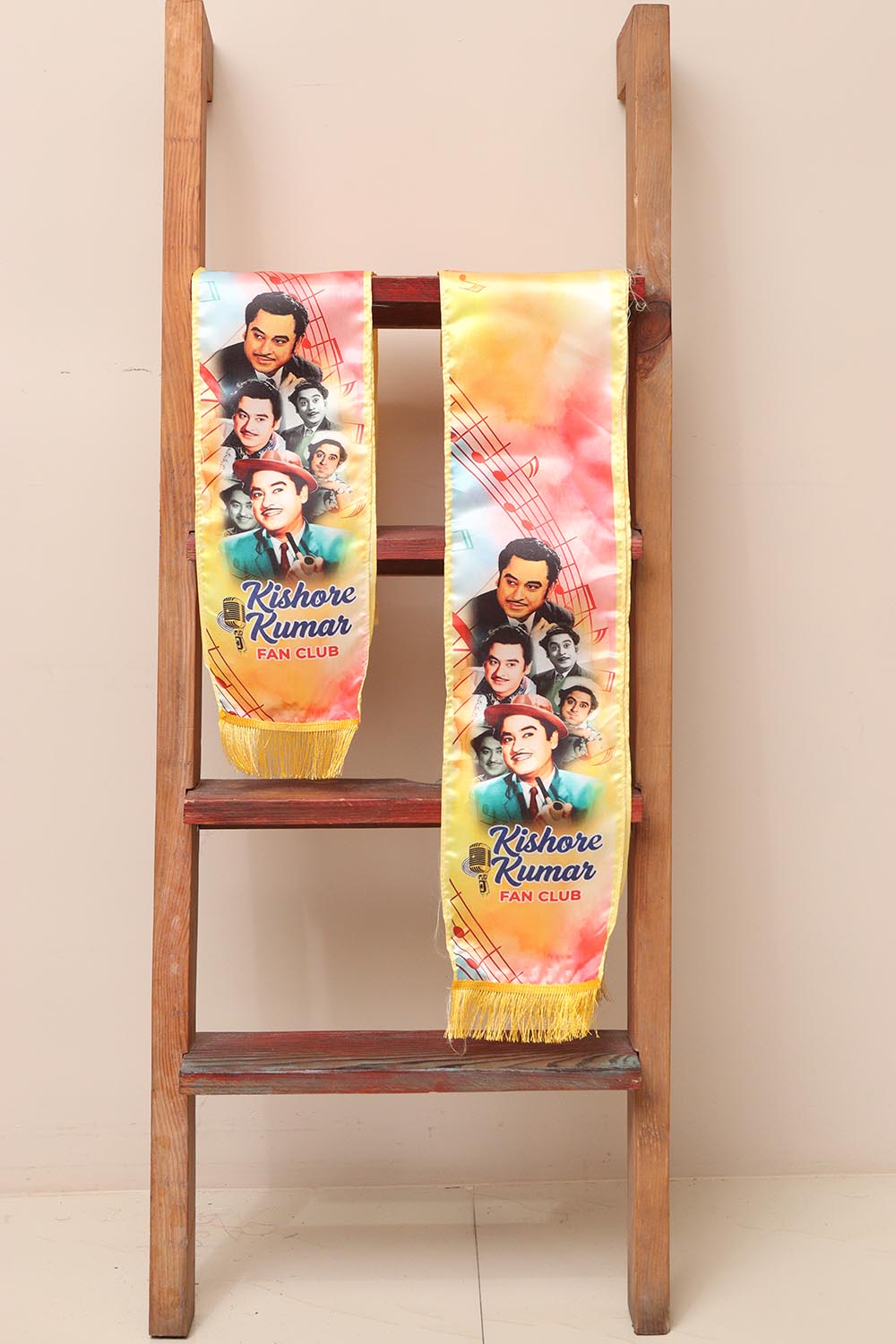 Kishor Kumar Fan Club Customised Stole | Design Your Own Luxury Stole by Divya India - Divya India