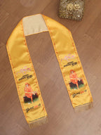 Divya India Blessings Stole  Sai Baba Stoles: Shop Shakti Blessings Patka & Silk Cloth Print Dupatta Unisex God Printed Scarf for Spiritual Wear - Divya India