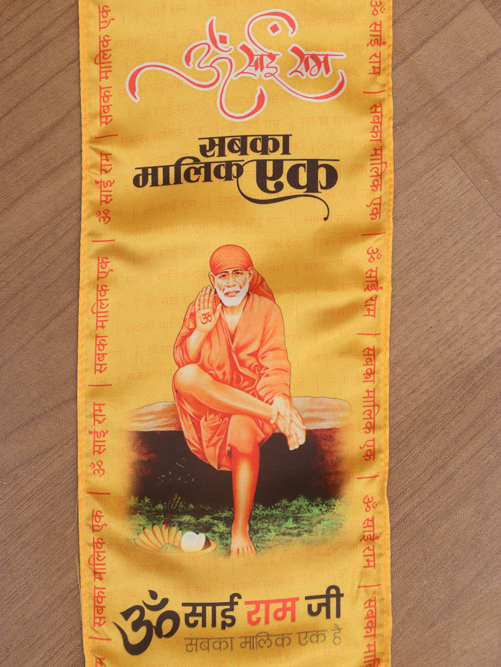 Divya India Blessings Stole  Sai Baba Stoles: Shop Shakti Blessings Patka & Silk Cloth Print Dupatta Unisex God Printed Scarf for Spiritual Wear - Divya India