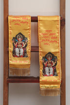 Divya India Blessings Stole  Lalbaugcha Raja Stoles: Shop Shakti Blessings Patka & Silk Cloth Print Dupatta Unisex God Printed Scarf for Spiritual Wear - Divya India