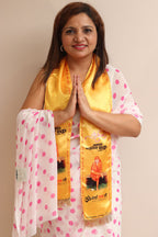Divya India Blessings Stole  Sai Baba Stoles: Shop Shakti Blessings Patka & Silk Cloth Print Dupatta Unisex God Printed Scarf for Spiritual Wear - Divya India