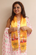 Divine Aura: Spiritual Divya Deepawali Stole - Divya India