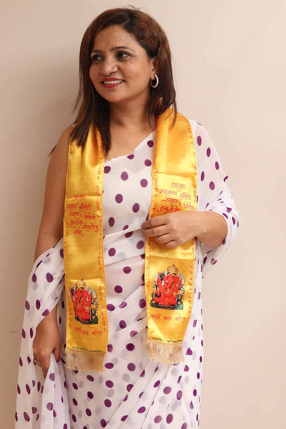 Ganpati Ashirwad Stoles: Faithful Fashion for the Modern Devotee - Divya India - Divya India