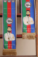 Divya India - Customised Stole - Weaved Political