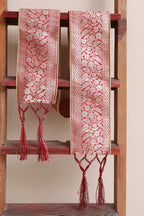Divya India - Customised Stole - Royal Swagat Red Banarasi Silk