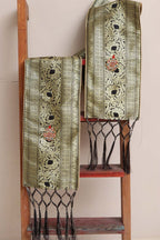 Divya India - Customised Stole - Royal Swagat Black Banarasi Silk