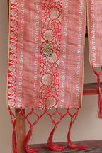 Divya India - Customised Stole - Royal Swagat Red Banarasi Silk