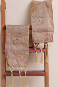 Divya India - Customised Stole - Swagat Pastel Banarasi Antique Zari Cotton