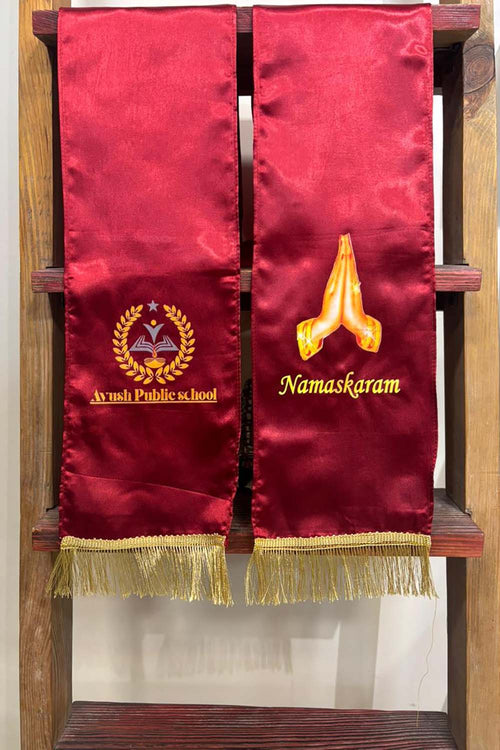 Ayush Public School Customised Stole ( MOQ -200 ) - Divya India