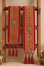 Bhagavata Purana Katha 9 Days 9 Colours Banarasi Stole Collection | One Stole for Each Day