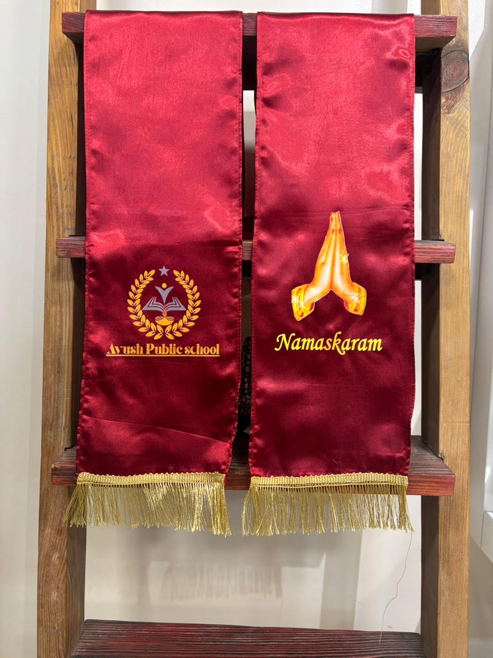 Ayush Public School Customised Stole ( MOQ -200 ) - Divya India