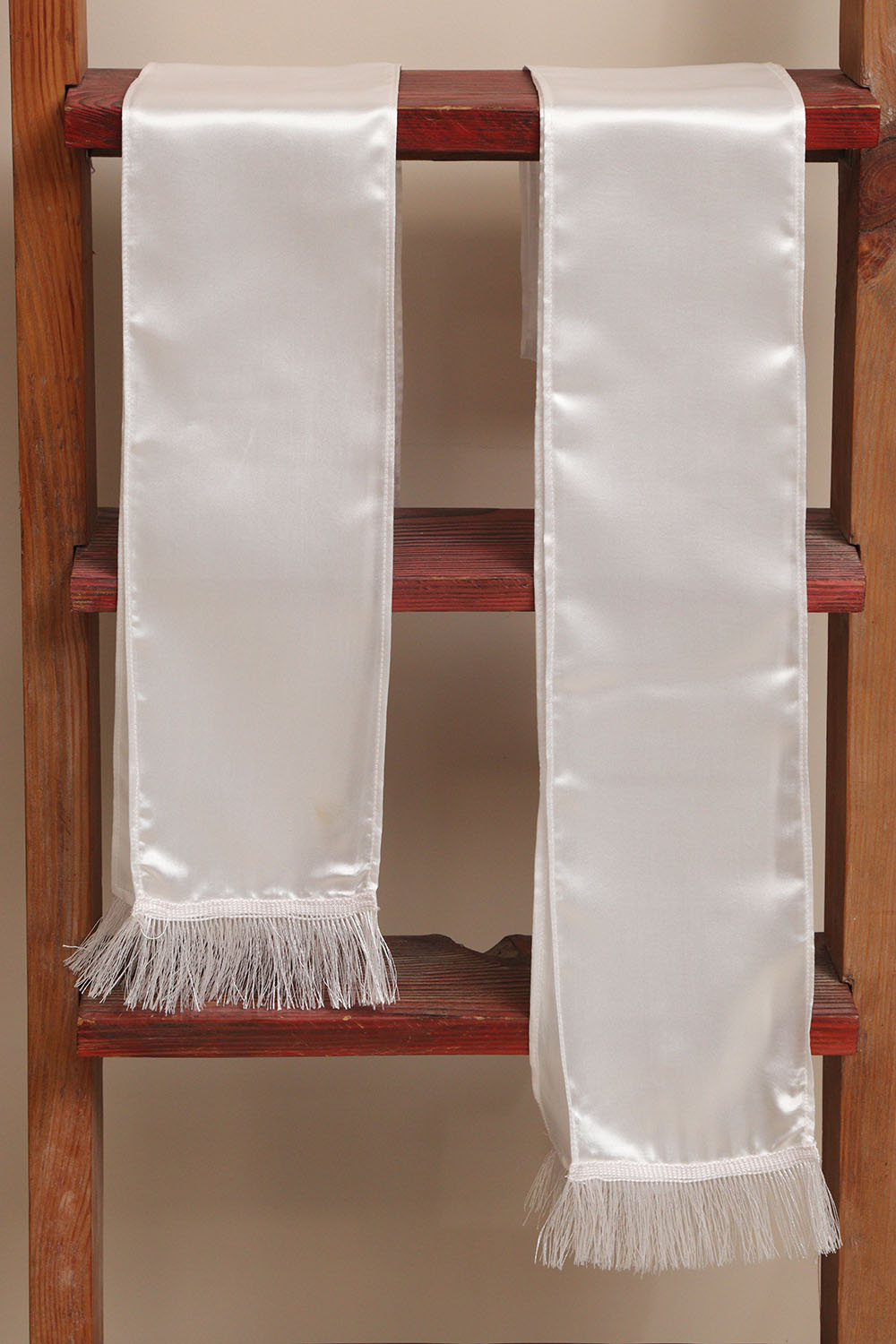 Divya India - Plain Stole - White