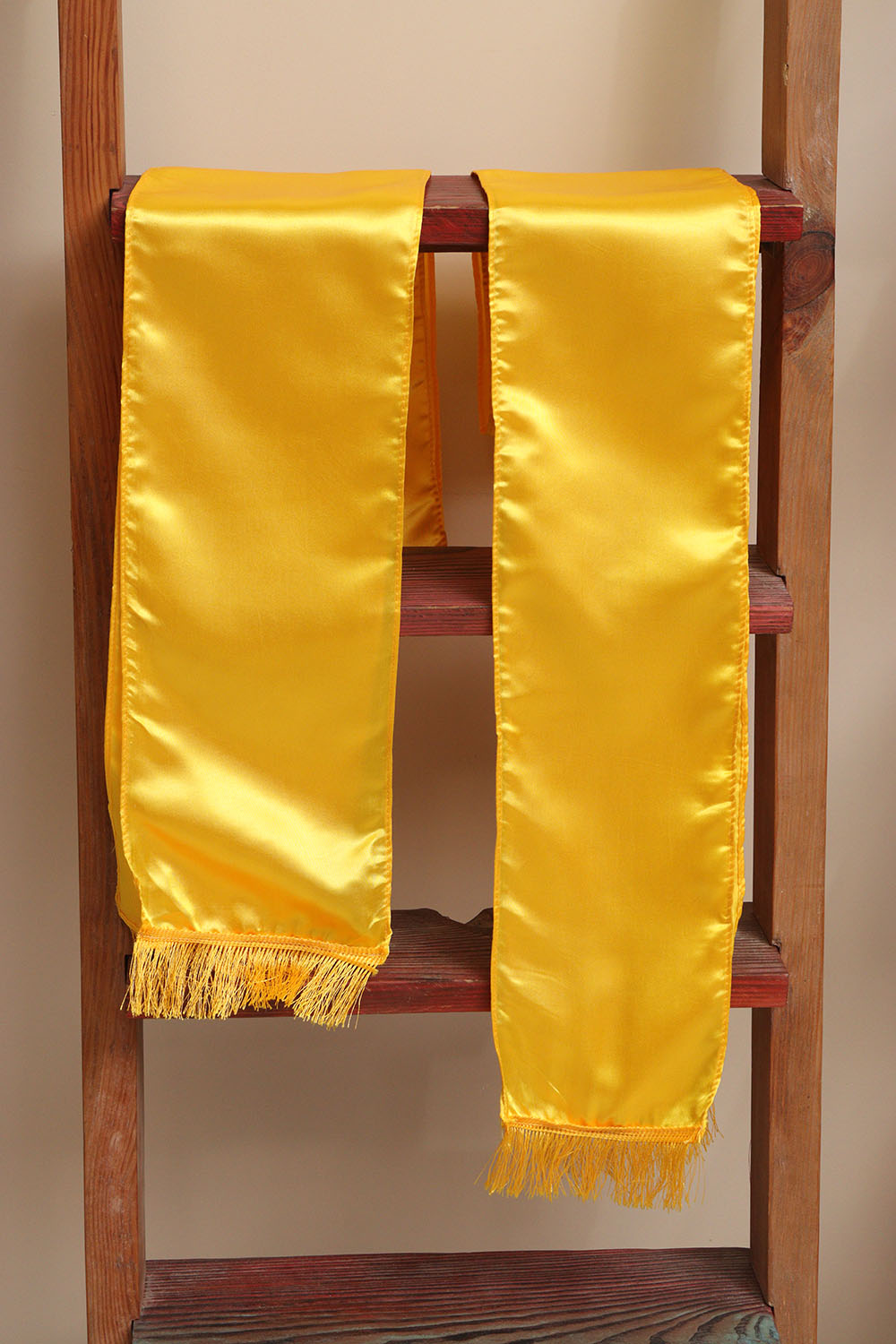 Divya India - Plain Stole - Yellow