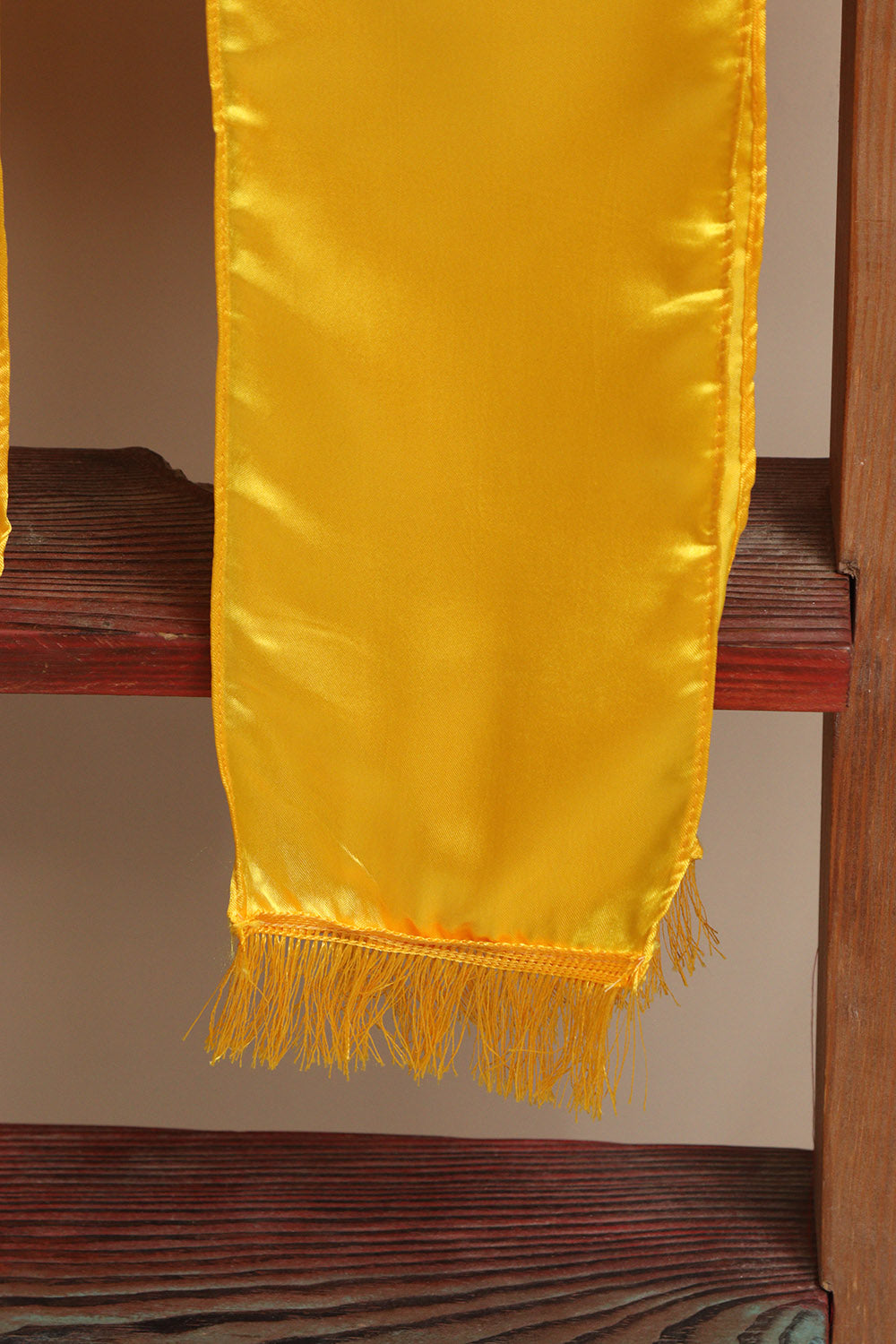 Divya India - Plain Stole - Yellow