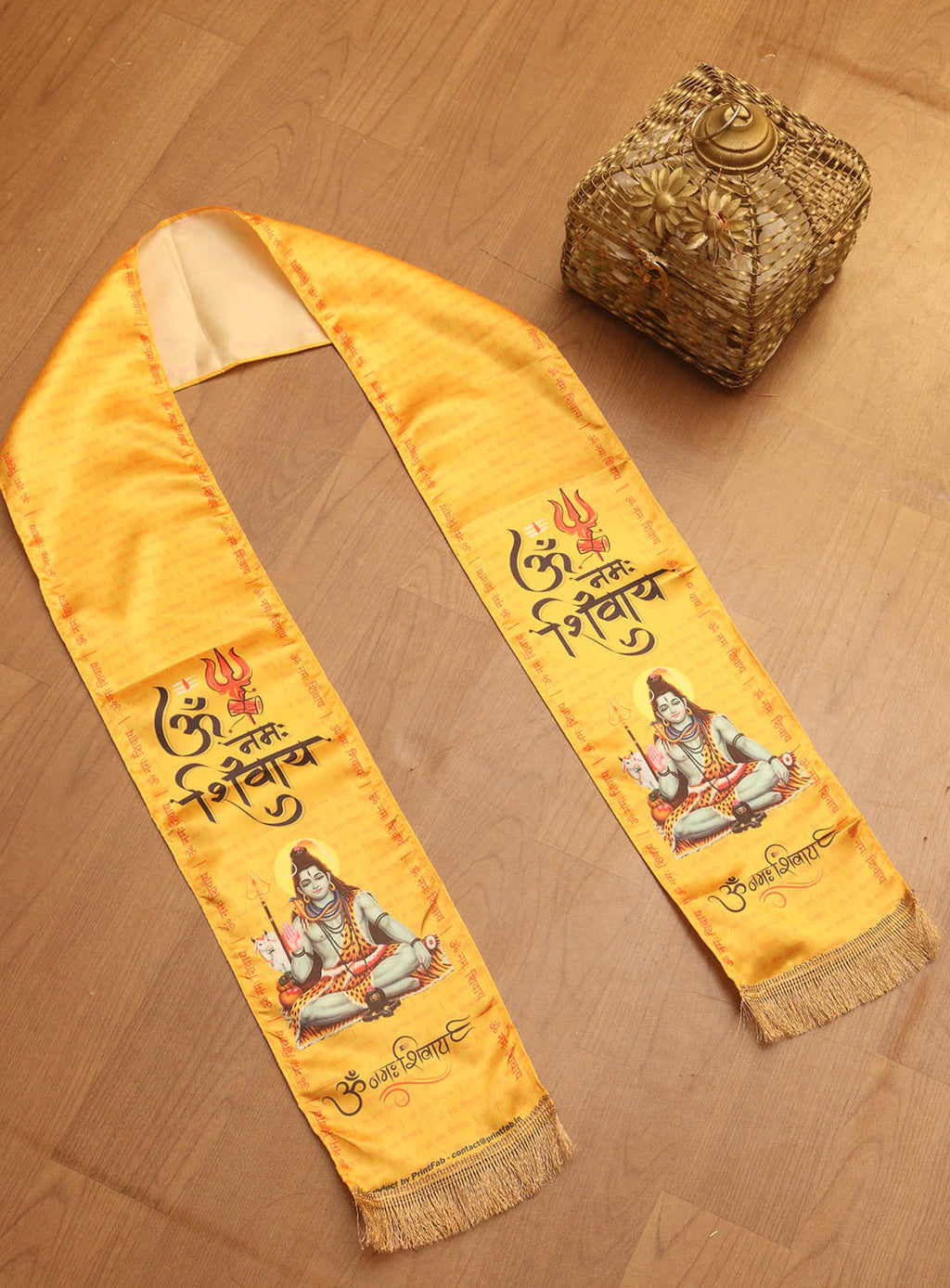 Spiritual Lord Shiva Stole ( Set Of 1 )