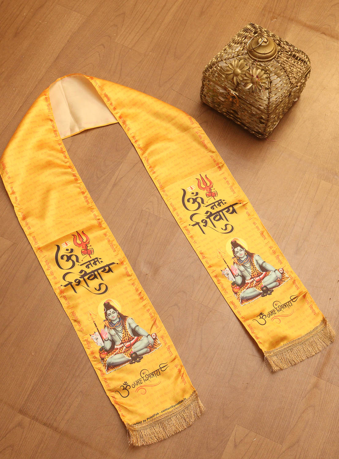 Spiritual Lord Shiva Stole ( Set Of 1 )